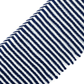 Mds 8.25" (21 Cm) Stripe Bullion Fringe Trim by Samuel & Sons in Sapphire