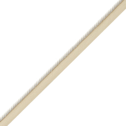 Mds Rosette Cord With Tape Trim by Samuel & Sons in Ivory