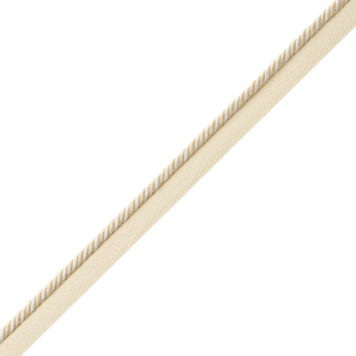 Mds Rosette Cord With Tape Trim by Samuel & Sons in Goldenrod