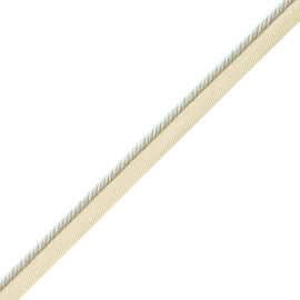 Mds Rosette Cord With Tape Trim by Samuel & Sons in Mint