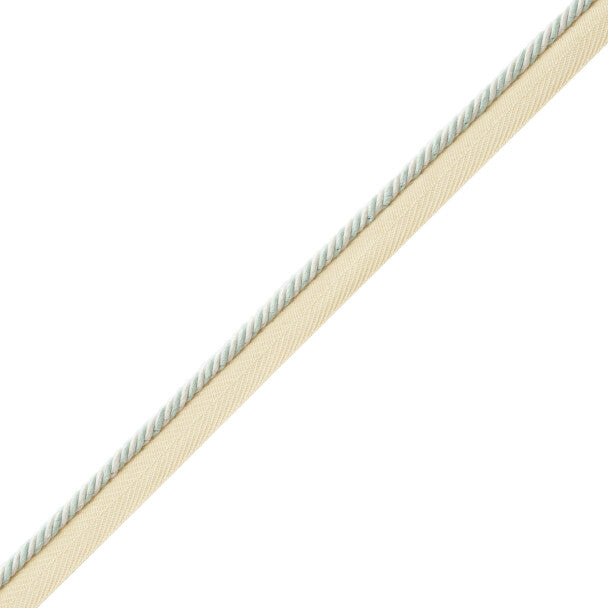 Mds Rosette Cord With Tape Trim by Samuel & Sons in Mint