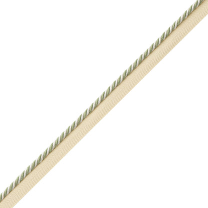 Mds Rosette Cord With Tape Trim by Samuel & Sons in Willow