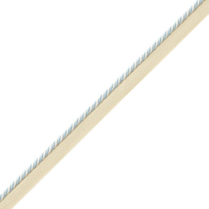 Mds Rosette Cord With Tape Trim by Samuel & Sons in Sky