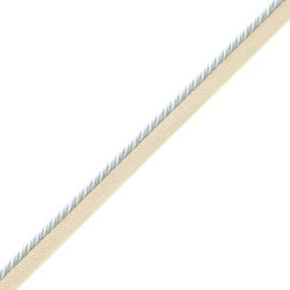 Mds Rosette Cord With Tape Trim by Samuel & Sons in Sky
