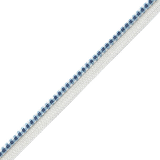 Mds Check Piping Trim by Samuel & Sons in Azure