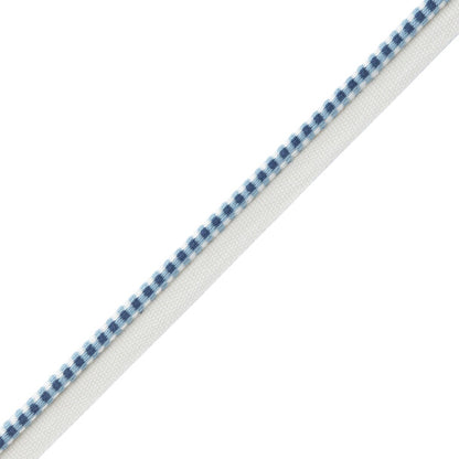 Mds Check Piping Trim by Samuel & Sons in Azure