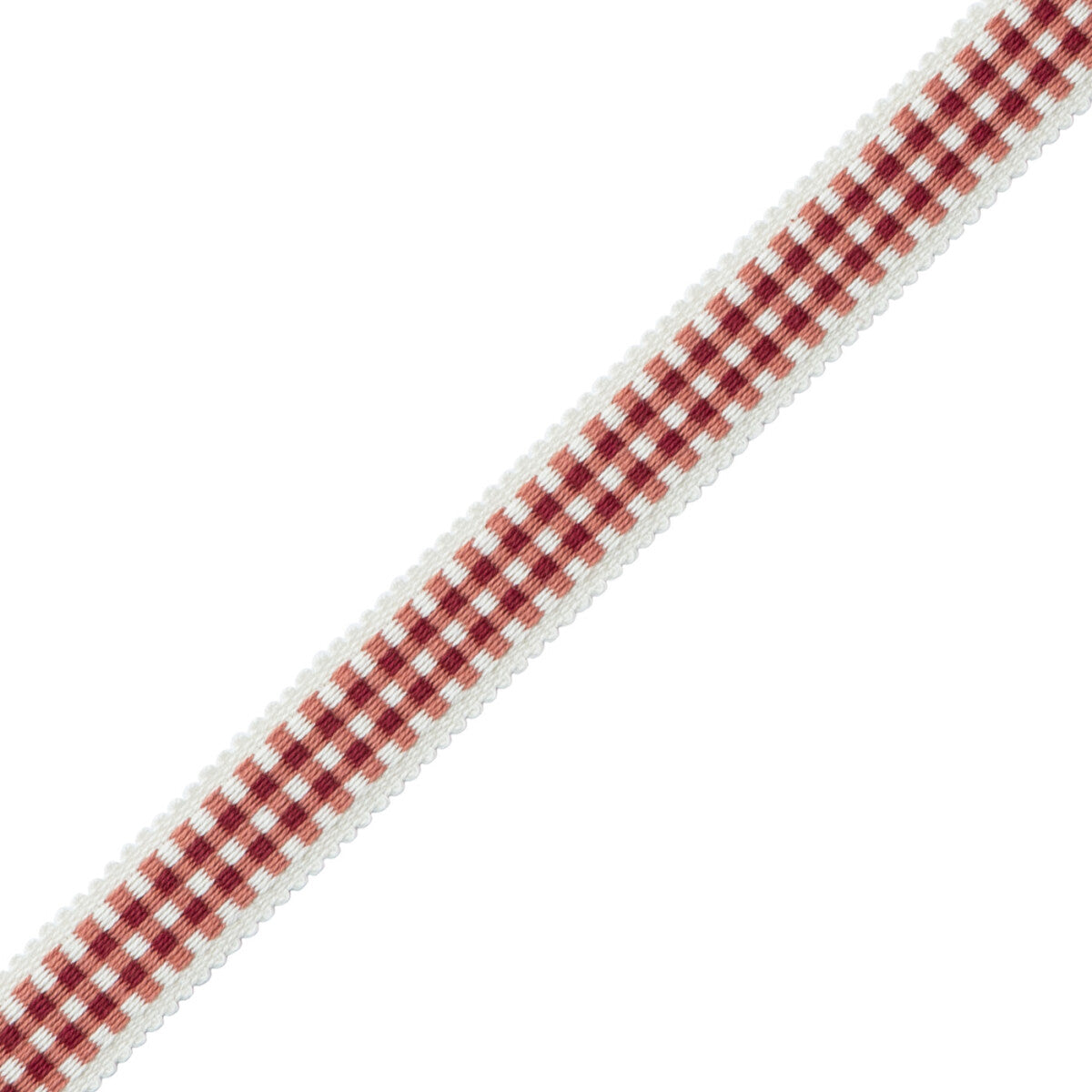 Mds Check Gimp Trim by Samuel & Sons in Berry