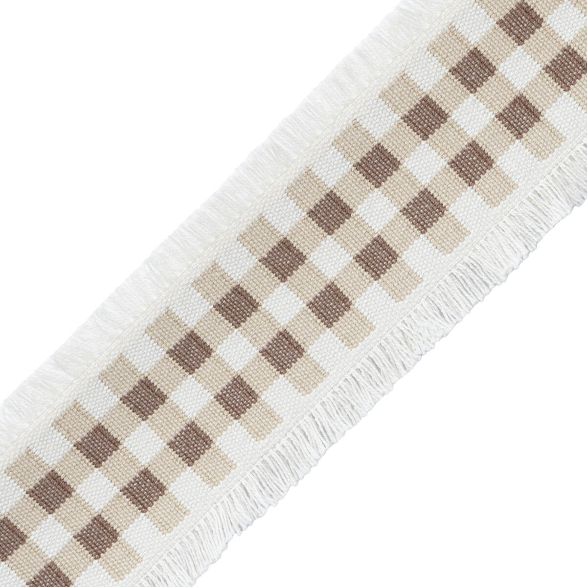 Mds Check Border Trim by Samuel & Sons in Natural