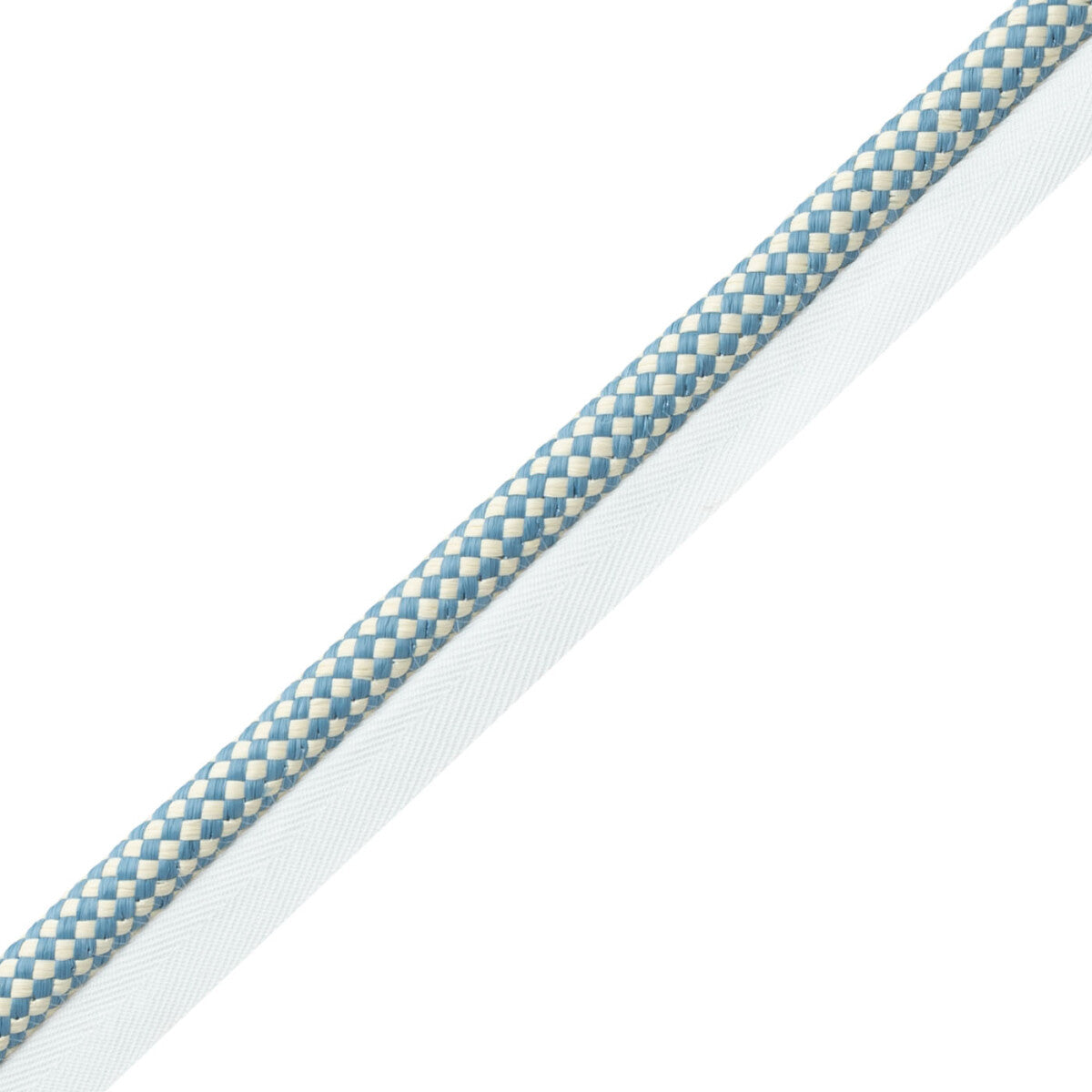 Corsica Raffia Cord With Tape Trim by Samuel & Sons in Sea