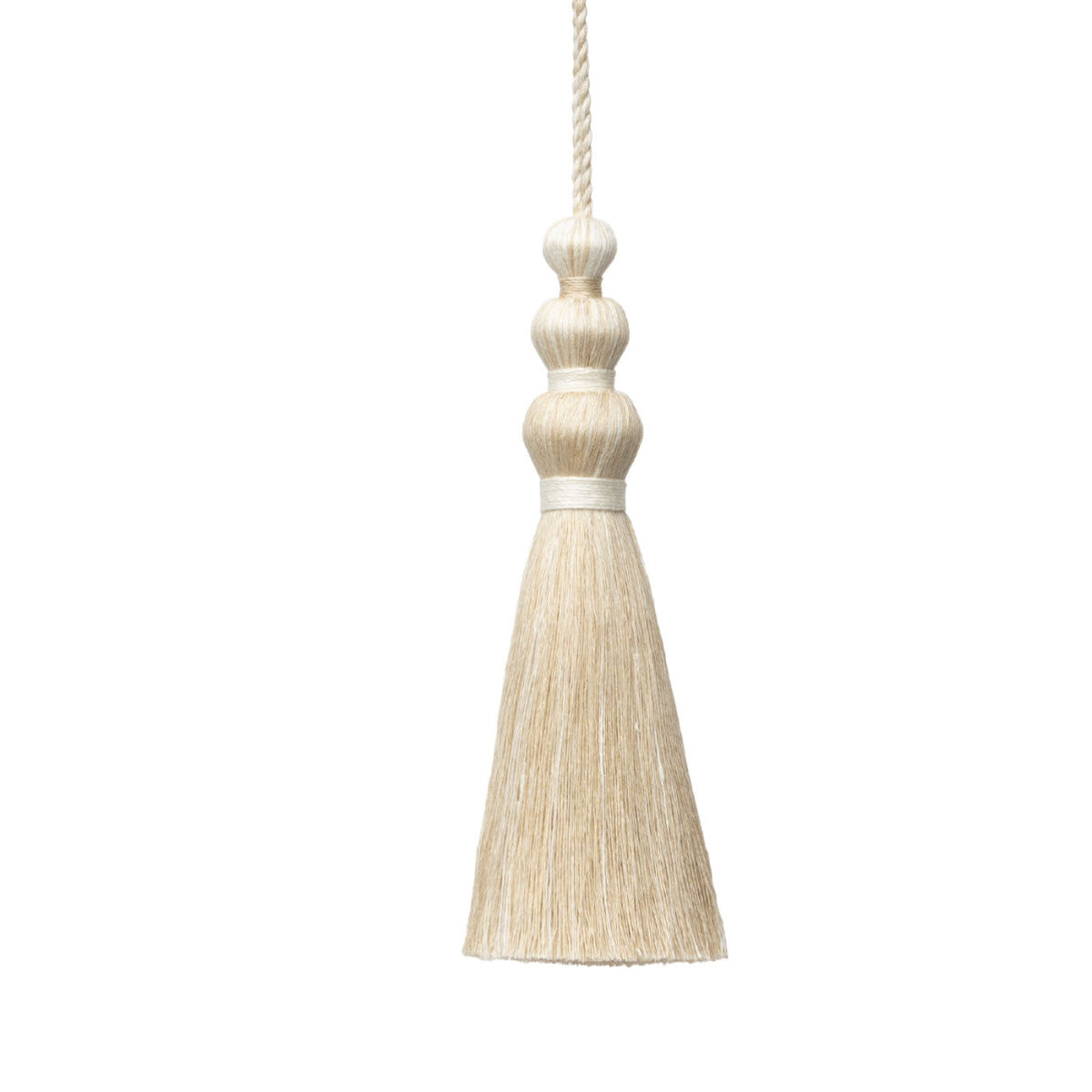 Ilana Key Tassel Trim by Samuel & Sons in Alabaster