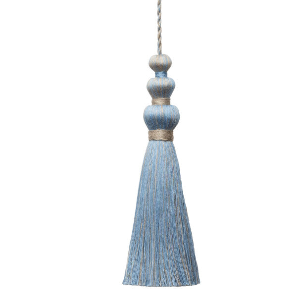 Ilana Key Tassel Trim by Samuel & Sons in Ocean