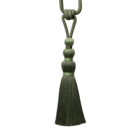 Ilana Single Tassel Tieback by Samuel & Sons in Evergreen
