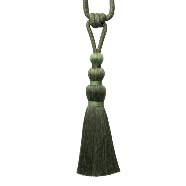 Ilana Single Tassel Tieback by Samuel & Sons in Evergreen