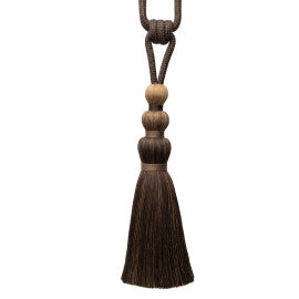 Ilana Single Tassel Tieback by Samuel & Sons in Bark