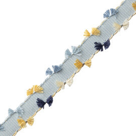 Kaleidoscope Bow Border Trim by Samuel & Sons in Palazzo
