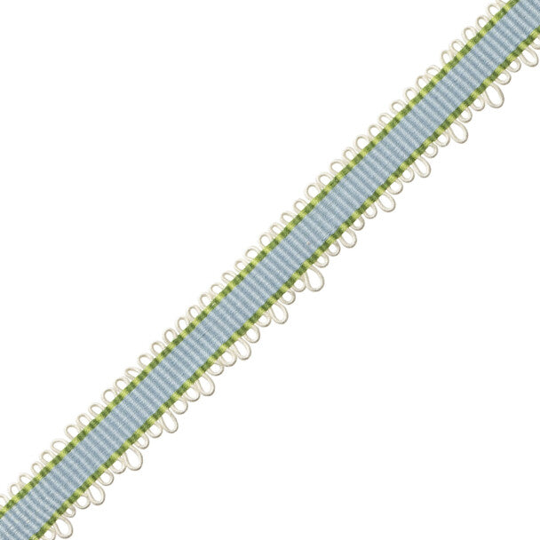 Kaleidoscope Picot Border Trim by Samuel & Sons in Powder