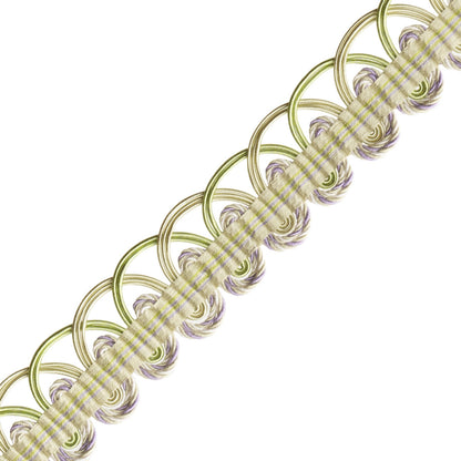 Kaleidoscope Braid Trim by Samuel & Sons in Angelica
