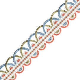 Kaleidoscope Braid Trim by Samuel & Sons in Lupine