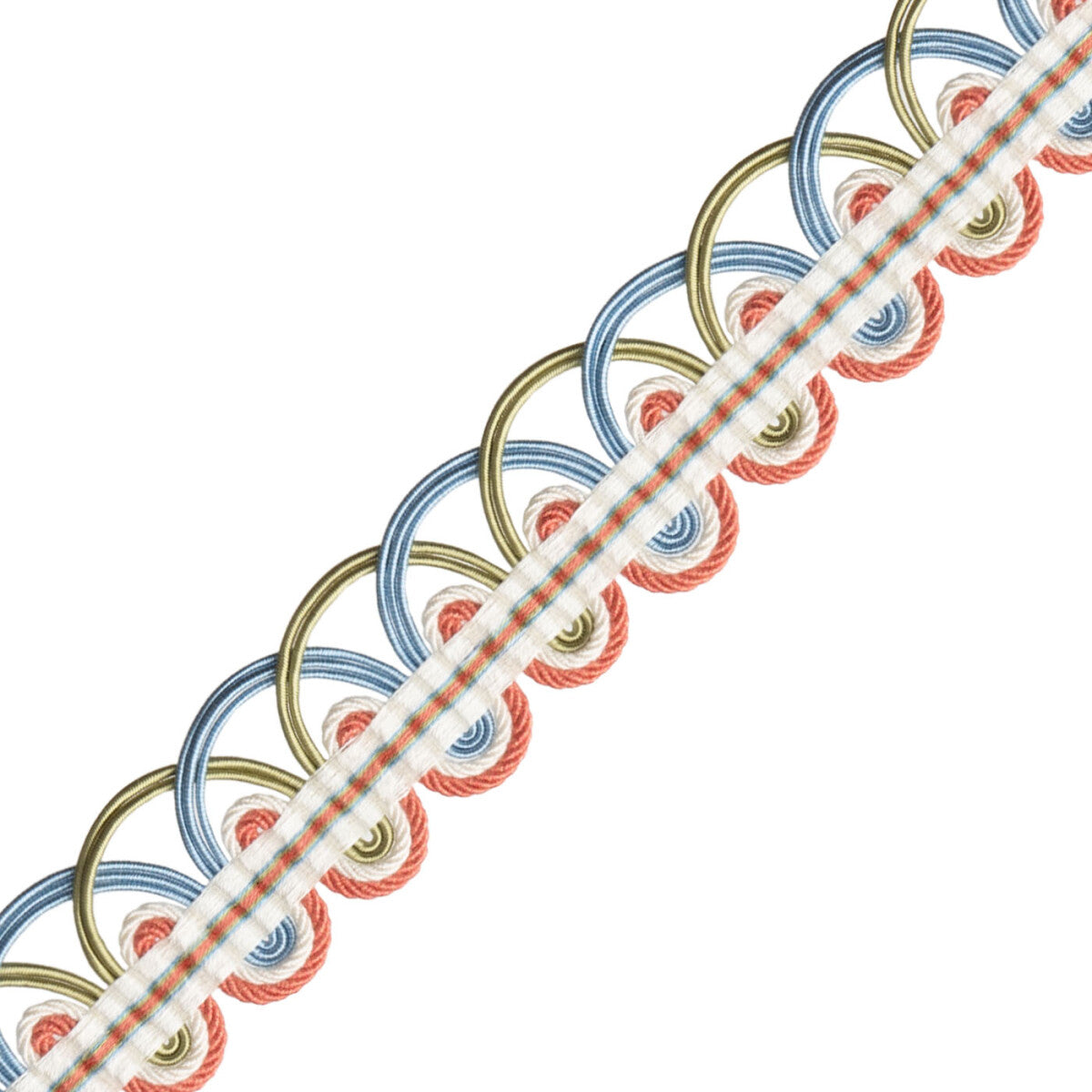 Kaleidoscope Braid Trim by Samuel & Sons in Lupine
