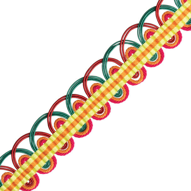 Kaleidoscope Braid Trim by Samuel & Sons in Fiesta