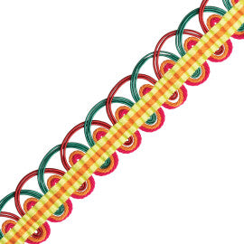 Kaleidoscope Braid Trim by Samuel & Sons in Fiesta