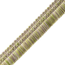 Kaleidoscope Brush Fringe Trim by Samuel & Sons in Angelica