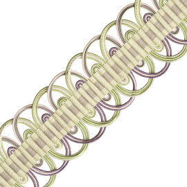 Kaleidoscope Crete Trim by Samuel & Sons in Angelica