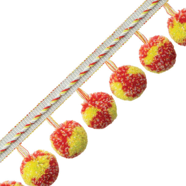 Kaleidoscope Pom Pom Fringe Trim by Samuel & Sons in Fiesta