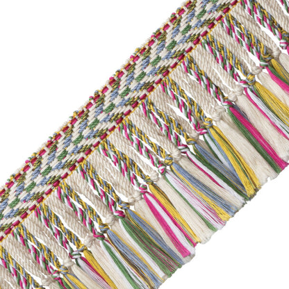 Kaleidoscope Fringe Trim by Samuel & Sons in Garland