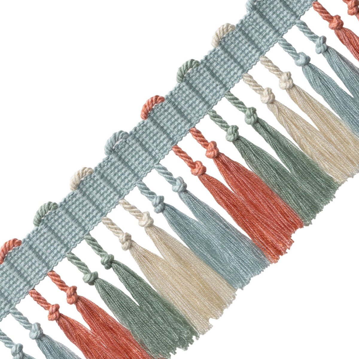 Kaleidoscope Tassel Fringe Trim by Samuel & Sons in Lupine