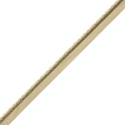 1/4" Le Jardin Silk Metallic Cord Trim by Samuel & Sons in Platinum