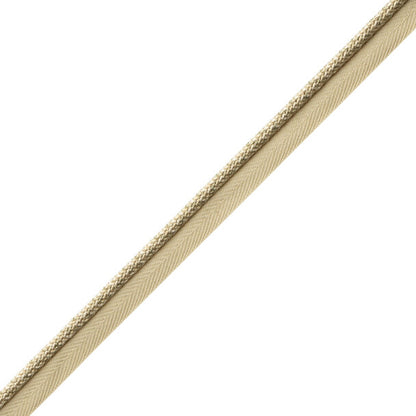 1/4" Le Jardin Silk Metallic Cord Trim by Samuel & Sons in Platinum