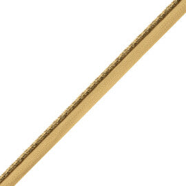 1/4" Le Jardin Silk Metallic Cord Trim by Samuel & Sons in Gilded Gold