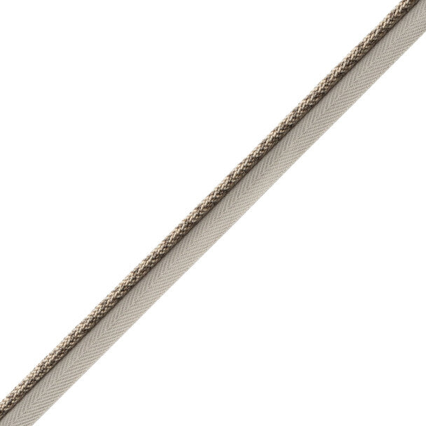 1/4" Le Jardin Silk Metallic Cord Trim by Samuel & Sons in Bronze