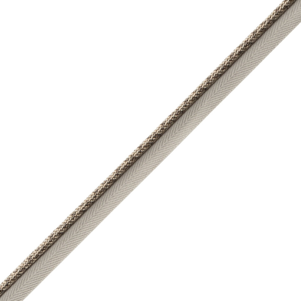 1/4" Le Jardin Silk Metallic Cord Trim by Samuel & Sons in Bronze