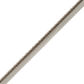 1/4" Le Jardin Silk Metallic Cord Trim by Samuel & Sons in Bronze