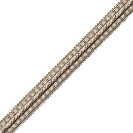 1/2" Le Jardin Silk Metallic Gimp Trim by Samuel & Sons in Bronze