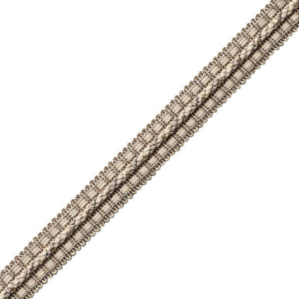 1/2" Le Jardin Silk Metallic Gimp Trim by Samuel & Sons in Bronze