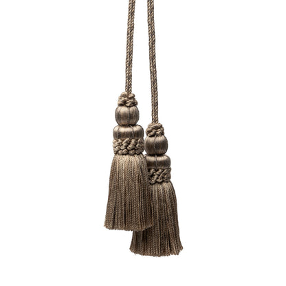 Le Jardin Silk Metallic Chair Tassel by Samuel & Sons in Bronze