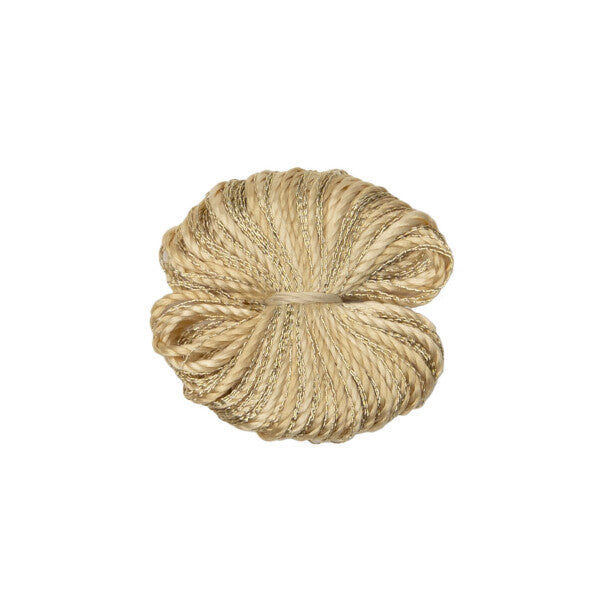 1" Le Jardin Silk Metallic Tuft by Samuel & Sons in Platinum