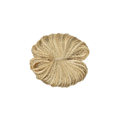 1" Le Jardin Silk Metallic Tuft by Samuel & Sons in Platinum