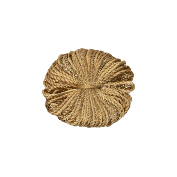 1" Le Jardin Silk Metallic Tuft by Samuel & Sons in Gilded Gold