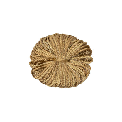 1" Le Jardin Silk Metallic Tuft by Samuel & Sons in Gilded Gold