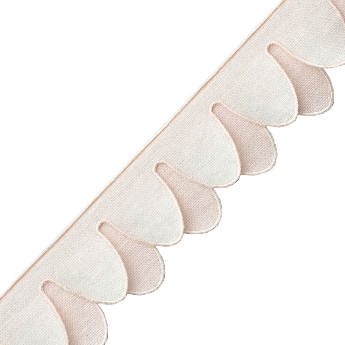 Ainsley Scalloped Border Trim by Samuel & Sons in Blossom