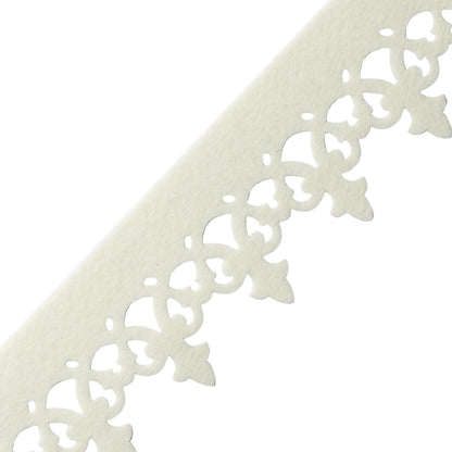Finlay Scalloped Border Trim by Samuel & Sons in Ivory