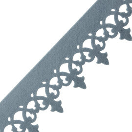 Finlay Scalloped Border Trim by Samuel & Sons in Mineral