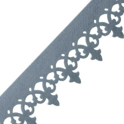 Finlay Scalloped Border Trim by Samuel & Sons in Mineral