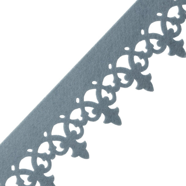 Finlay Scalloped Border Trim by Samuel & Sons in Mineral
