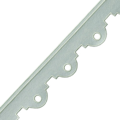 Peyton Embroidered Border Trim by Samuel & Sons in Celadon
