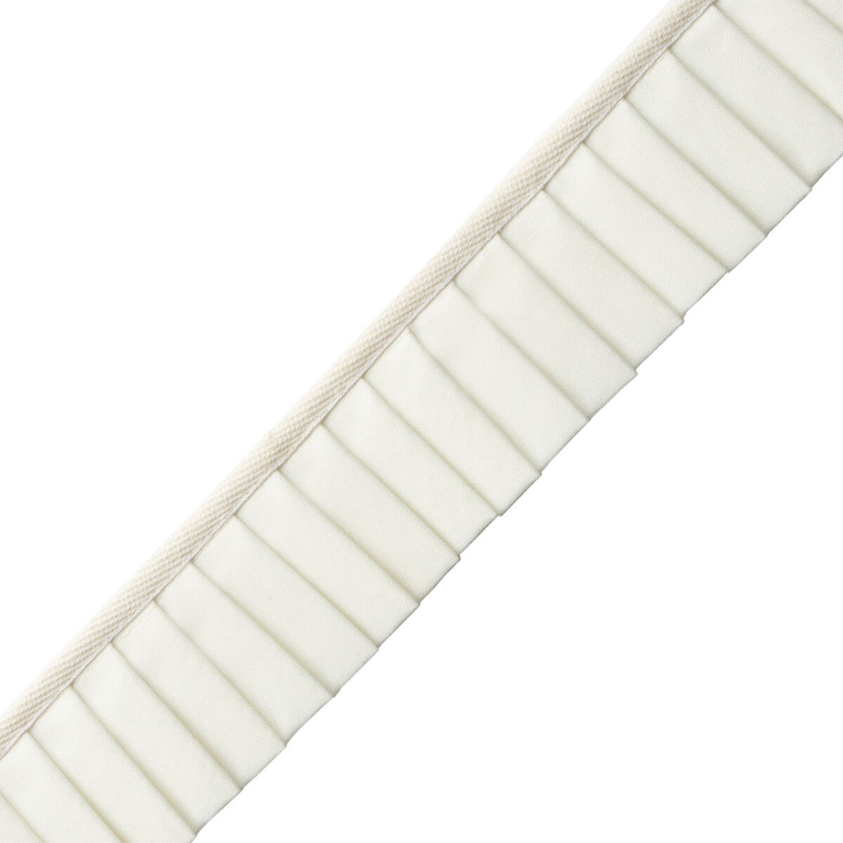 Greer Pleated Border Trim by Samuel & Sons in Pearl